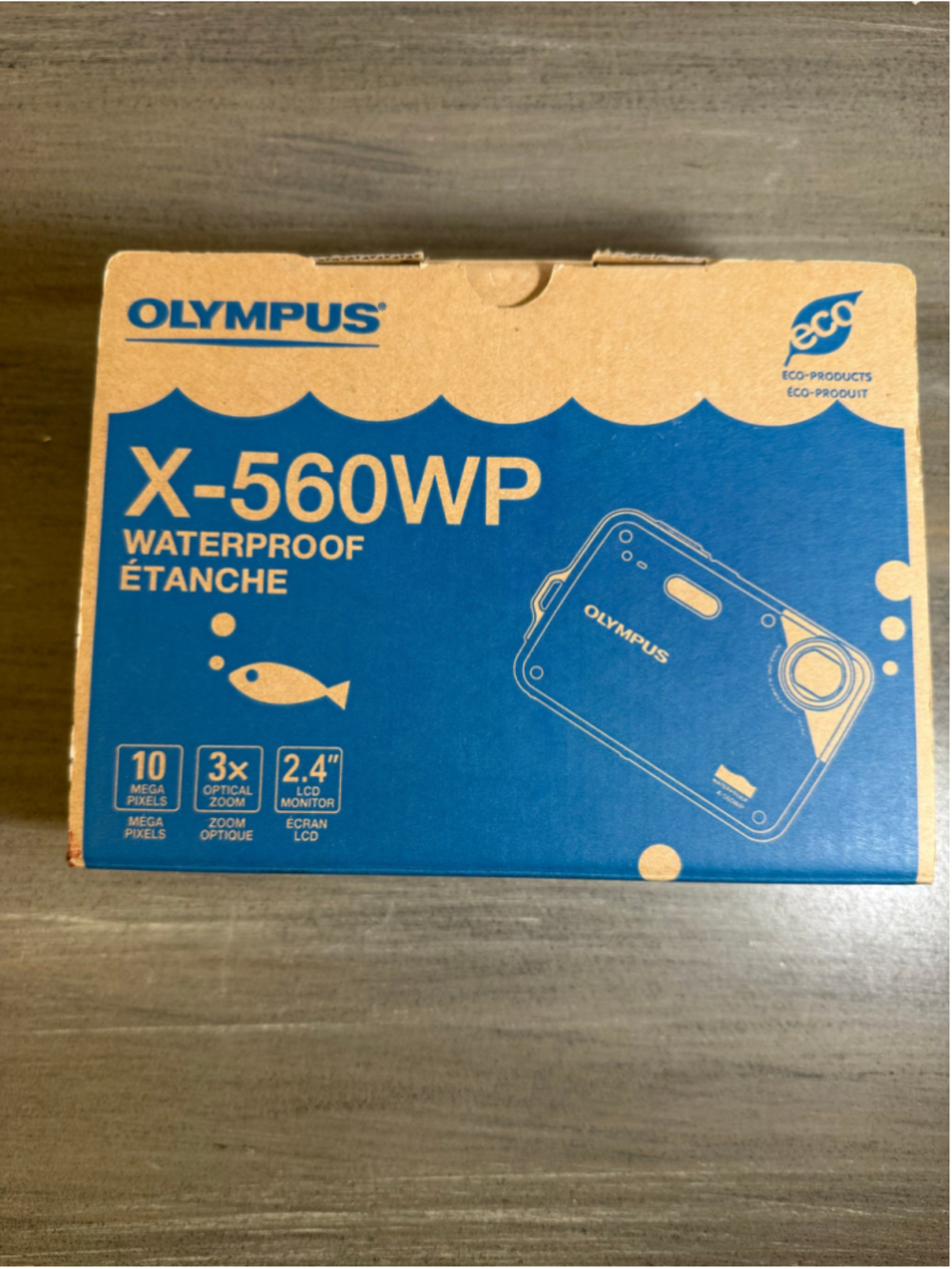 Olympus X-560WP 10MP Waterproof Digital Camera Red Boxed Receipt Y2K Digi Bundle